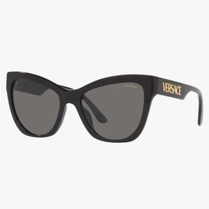 NEW AUTHENTIC VERSACE Havana Dark Brown Women Sunglasses VE4417U 108/73